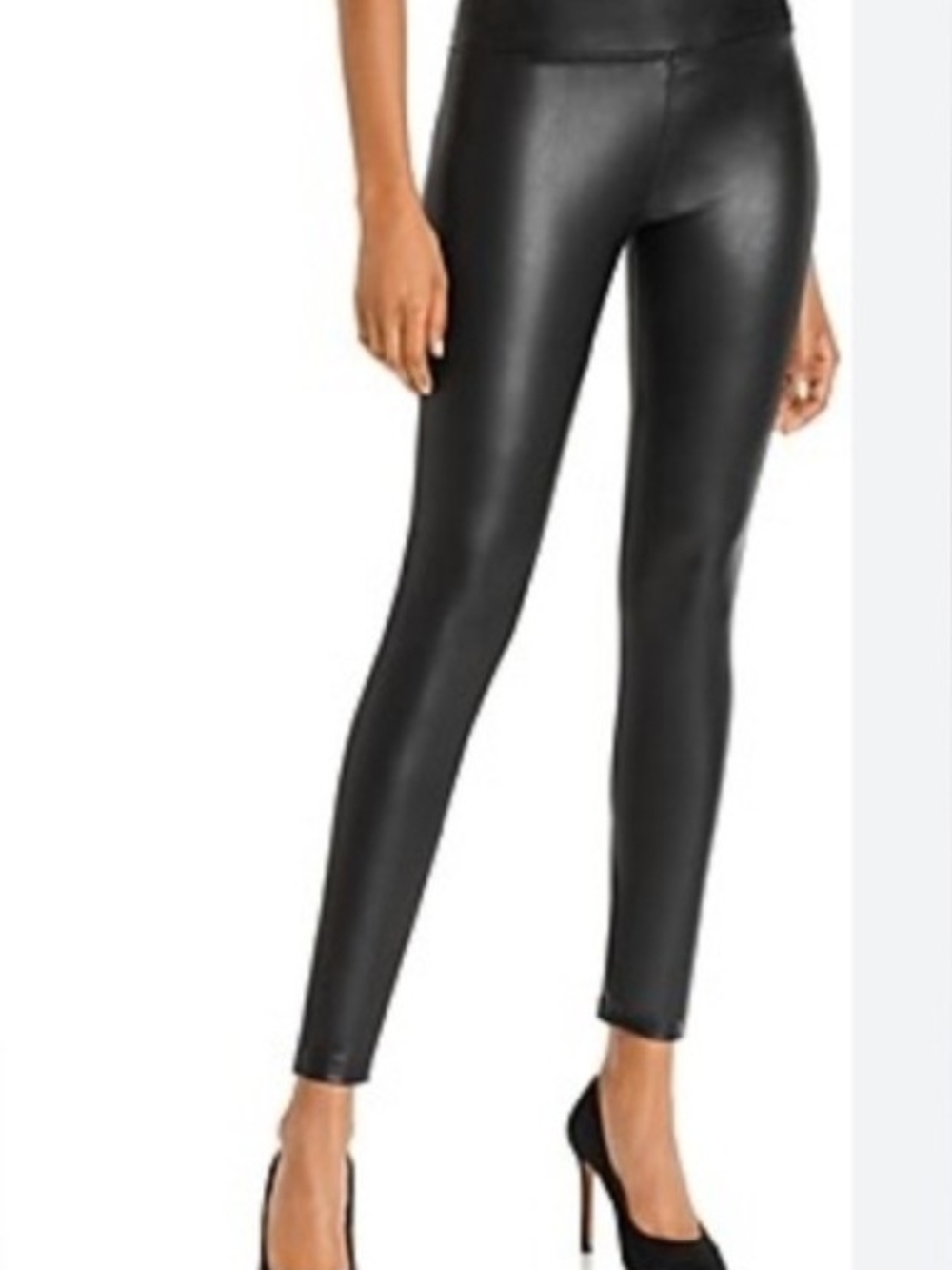 bagatelle Black Faux Leather Leggings